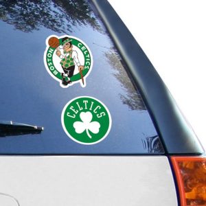 Boston Celtics 2-Pack 4” x 4” Die-Cut Decals
