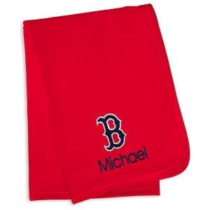 Boston Red Sox Infant Personalized Blanket – Red
