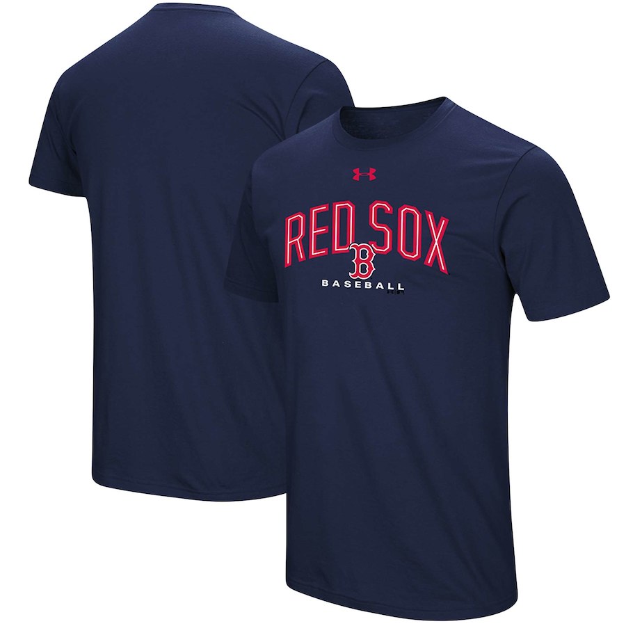 Boston Red Sox Under Armour Performance Arch T-Shirt – Navy – COMPLETE ...