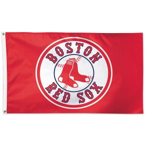 Boston Red Sox WinCraft Circle Logo Deluxe 3′ x 5′ Flag