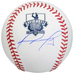 David Ortiz Boston Red Sox Fanatics Authentic Autographed Retirement Logo Baseball