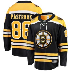 Fanatics Branded David Pastrnak Boston Bruins Black Home Premier Breakaway Player Jersey