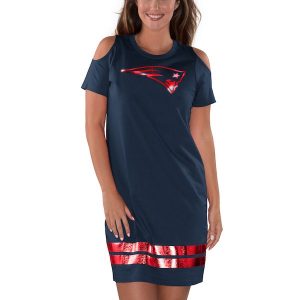 G-III 4Her by Carl Banks New England Patriots Women’s Navy/Red Finals Dress