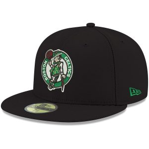 Men’s Boston Celtics New Era Black Official Team Color 59FIFTY Fitted Hat