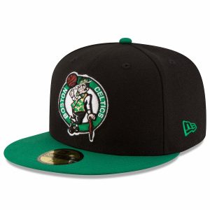Men’s Boston Celtics New Era Black/Green Official Team Color 2Tone 59FIFTY Fitted Hat