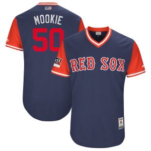 Mookie Betts “Mookie” Boston Red Sox Majestic 2018 Players’ Weekend Authentic Jersey – Navy/Red