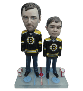NHL® Custom Bobbleheads:Boston Bruins Father and Son Fans