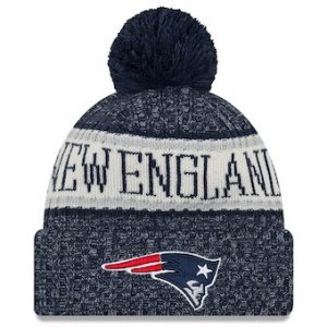 New England Patriots New Era Navy 2018 NFL Official Sport Knit Hat