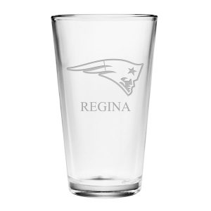 New England Patriots Personalized 16oz. Pint Glass