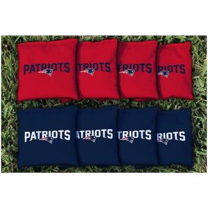 New England Patriots Replacement Corn-Filled Cornhole Bag Set