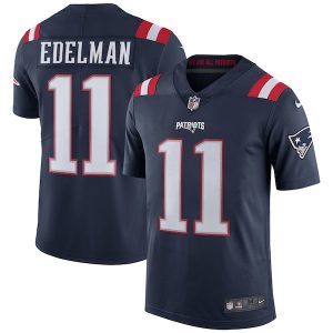 Nike Julian Edelman New England Patriots Navy Vapor Untouchable Color Rush Limited Player Jersey