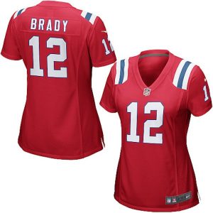 Nike Tom Brady New England Patriots Women’s Red Game Jersey