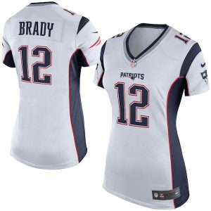 Nike Tom Brady New England Patriots Women’s White Game Jersey –
