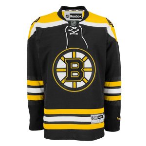 Reebok Boston Bruins Mens Premier Home Jersey – Black