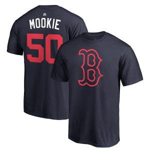 Mookie Betts “Mookie” Boston Red Sox Majestic 2018 Players’ Weekend Name & Number T-Shirt – Navy