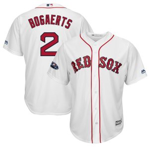 Xander Bogaerts Boston Red Sox Majestic 2018 Postseason Home Cool Base Player Jersey – White