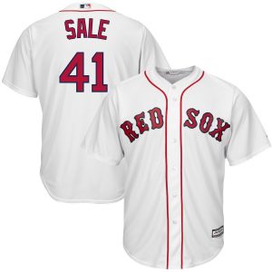 Chris Sale Boston Red Sox Majestic Home Cool Base Jersey – White