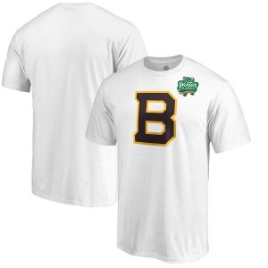 Fanatics Branded Boston Bruins White 2019 NHL Winter Classic Primary Logo T-Shirt