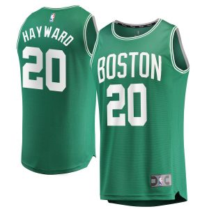 Gordon Hayward Boston Celtics Fanatics Branded Youth Fast Break Replica Jersey Green – Icon Edition