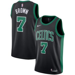 Jaylen Brown Boston Celtics Nike Replica Swingman Jersey – Statement Edition – Black