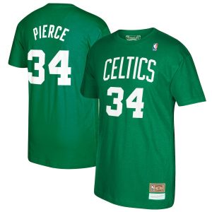 Paul Pierce Boston Celtics Mitchell & Ness Retirement Name & Number T-Shirt – Kelly Green