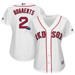 Xander Bogaerts Boston Red Sox Majestic Women’s 2018 Postseason Home Cool Base Player Jersey – White