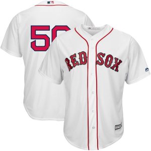 Mookie Betts Boston Red Sox Majestic Home Official Replica Cool Base Player Jersey – White
